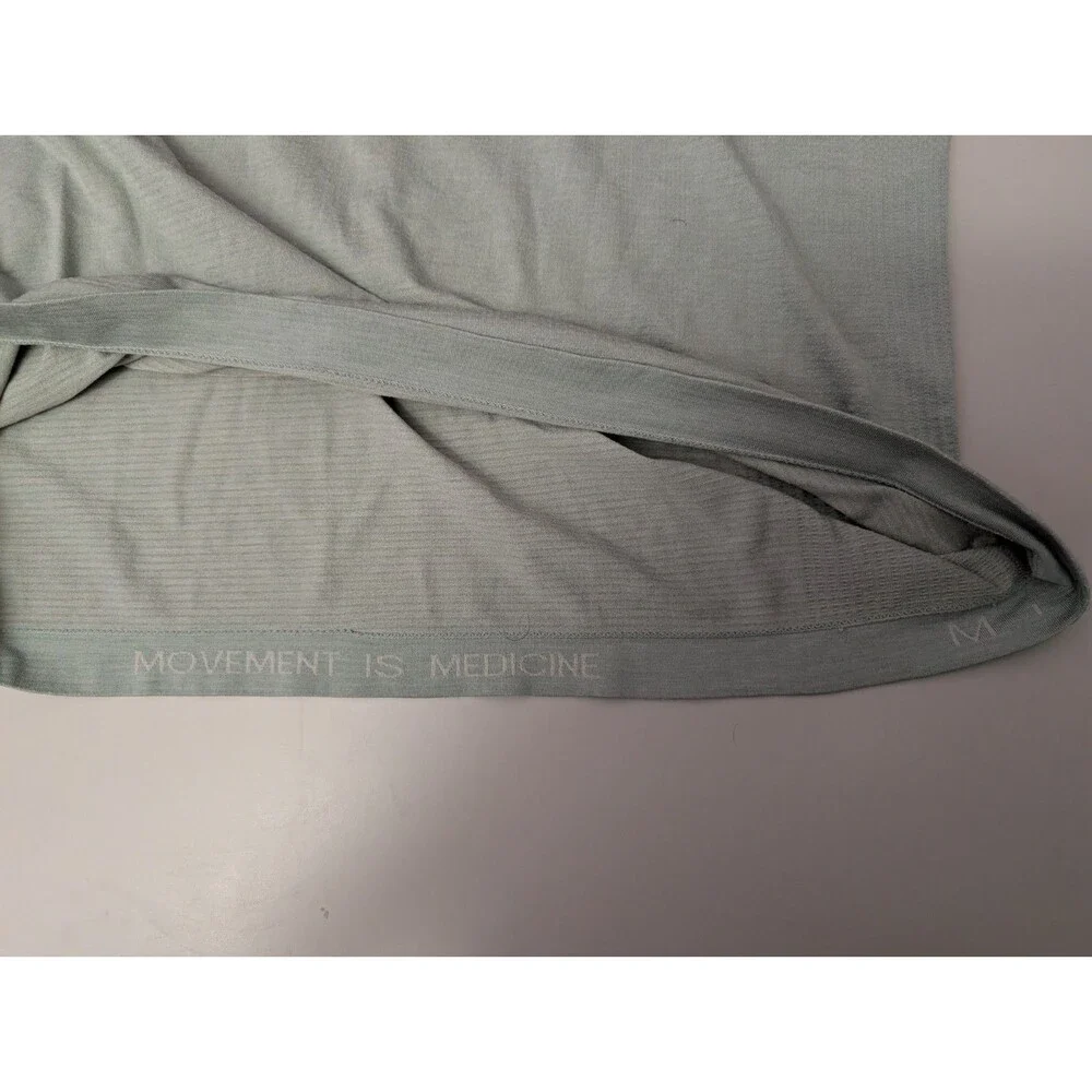 Lululemon Metal Vent Tech Shirt Mens M Medium Green Movement Is Medicine SS Tee